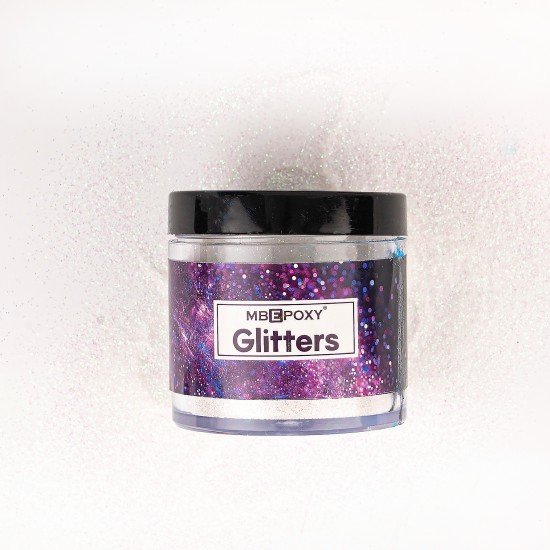 MB Glitters RB White